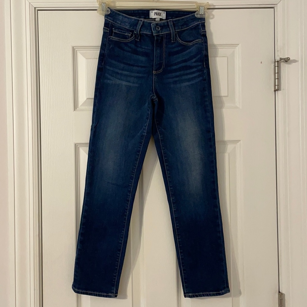 Paige Hoxton Straight Ankle Jeans